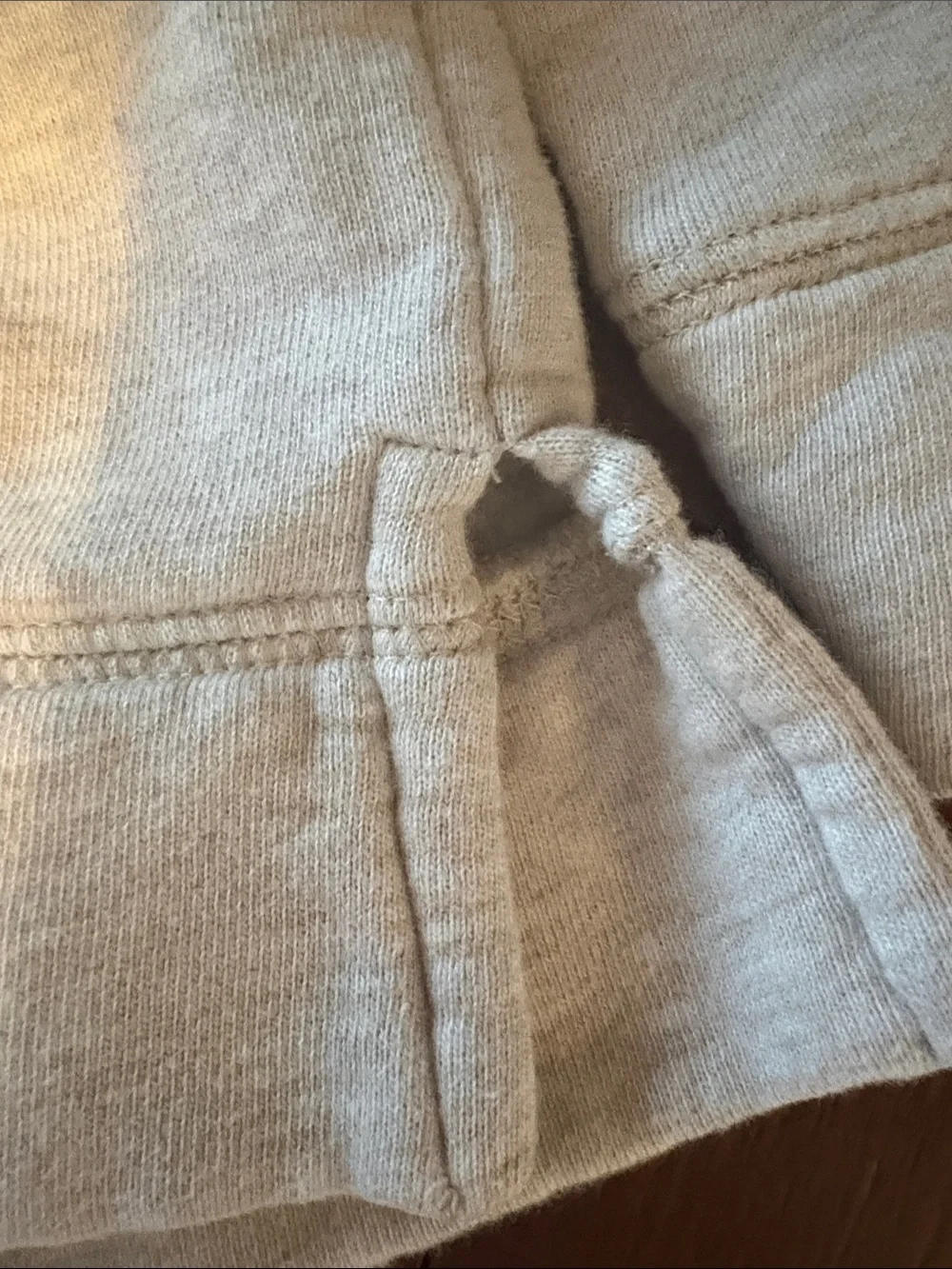 Talbots Light Cream Sweatshirt with Black Dog Outline
